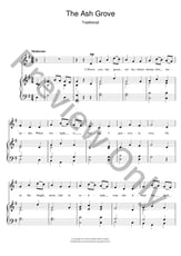 The Ash Grove piano sheet music cover